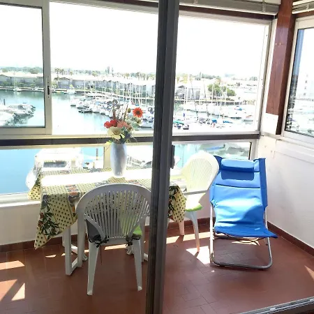Studio In Cap D'agde With Wonderful Sea View And Furnished Balcony 400 M From The Beach Διαμέρισμα