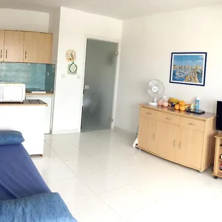 Studio In Cap D'agde With Wonderful Sea View And Furnished Balcony 400 M From The Beach Agde
